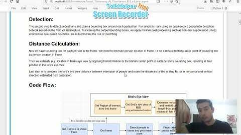 social Distancing with camera calibration , AI , OpenCv , Deep learing , Yolo object detection