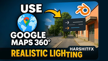 How to Use Google Maps 360° for Realistic Lighting in Blender!