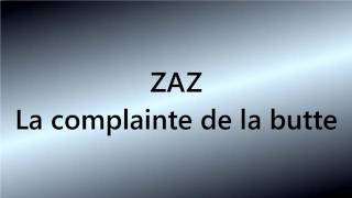 Zaz - La complainte de la butte