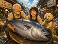 Village Market Trip | Ghibli Story + Cozy Cottage Life + Slow Living Animation + Wholesome Family
