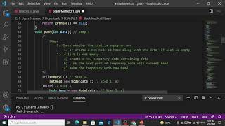 [Java] Stack: Method 1 (Implementation by changing singly linked list)