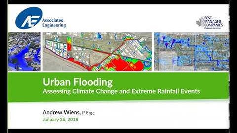 ICLR Friday Forum: Urban Rainfall: Climate change + extreme rainfall events (January 26, 2018)