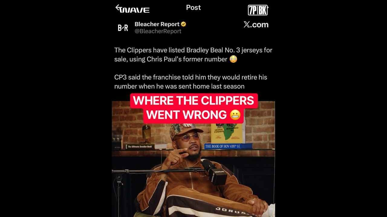 Melo's BEEF With The Clippers Over Cp3 & Beal's Jersey Number 😬