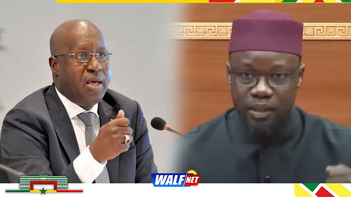 Sonko répond sèchement à Abdou Karim Sall "vous avez fait des crimes extrêmement graves"