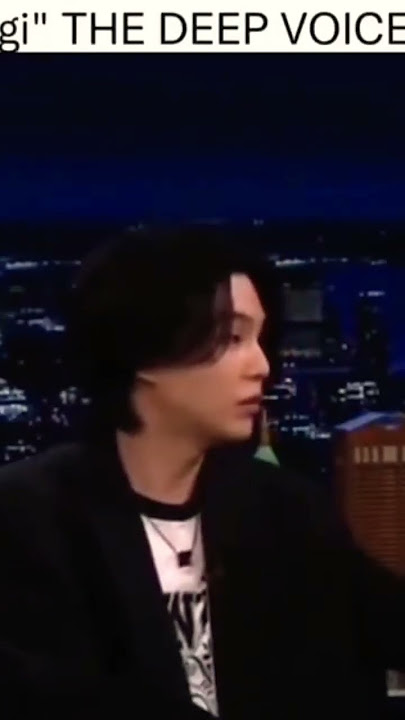 suga deep voice #suga #bts #sugawithjimmy #btsarmy #army #btsshorts#suga#lovebts # #btsforever
