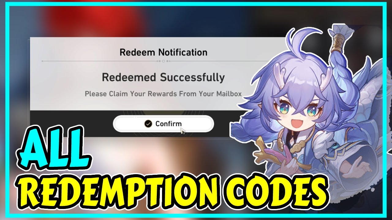 Redeem Code Rewards (All Codes Have Been Used) Honkai: Star Rail