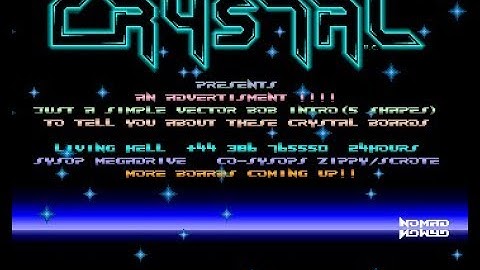 [MiSTer][Amiga] - CRYSTAL - Simple Vector Bobs Intro