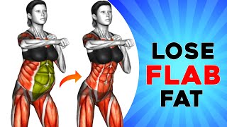 ➜ 30 Min Standing Flabby Stomach Workout | Smaller Waist Exercises and Burning Belly Fat