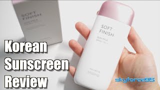 MISSHA Soft Finish Sun Milk SPF50+ Korean Sunscreen Review screenshot 4