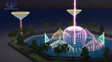 ĐÀI PHUN NƯỚC ĐIỂM NHẤN ĐẸP - Thiết Kế Thi Công Đài Phun Nước