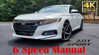 2018 Honda Accord 2.0T  6speed manual  POV Review  Type R In A Tuxedo!