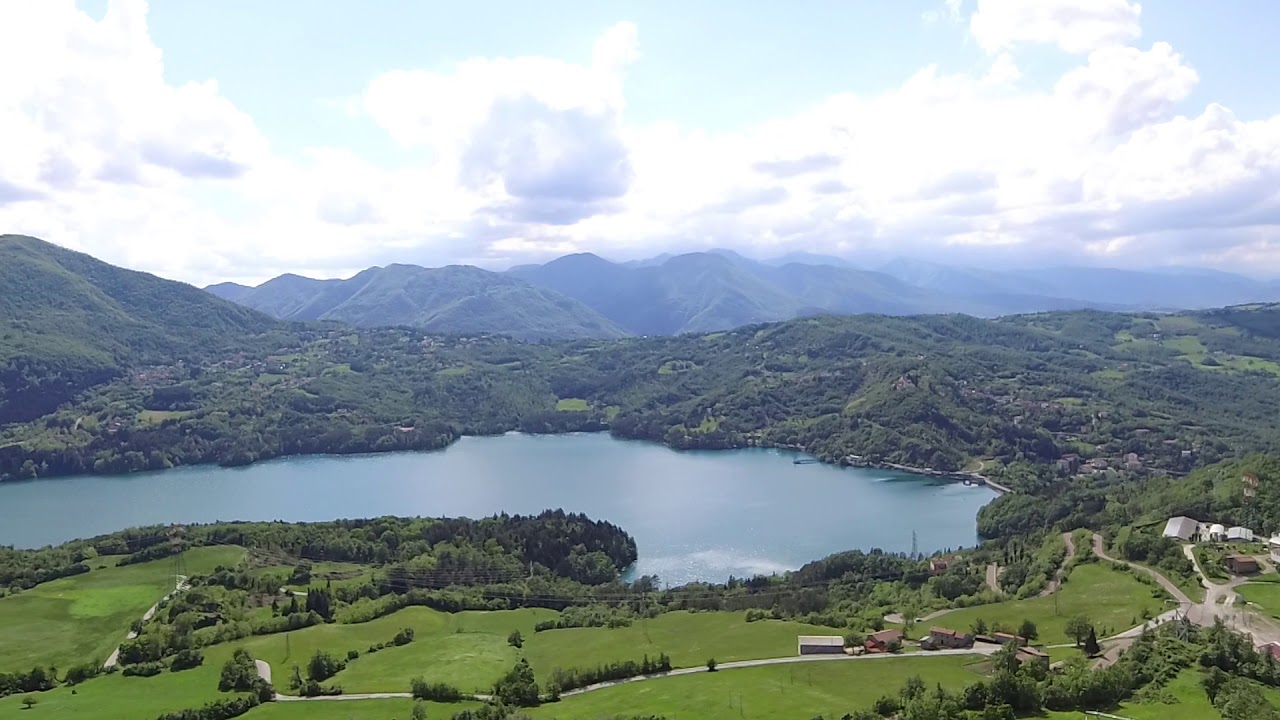 Lago di suviana vista Bargi