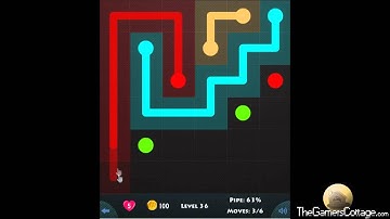 Flow Game Level - 186 [6x6] Basic Pack Connect the Dots