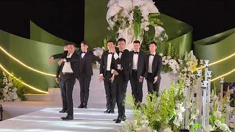 伴郎都是拉丁舞冠軍，這樣的婚禮太酷了 - 天天要聞