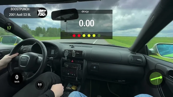 AUDI S3 8L 3.2Ti (TURBO VR6 SWAP) AT (DSQ DQ250) 4WD 2001 STAGE-3. 0-200 ACCELERATION