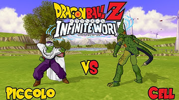 Piccolo Vs. Cell (Imperfect) (CPU Vs CPU) DBZ - INFINITE WORLD (Mod Budokai 4)