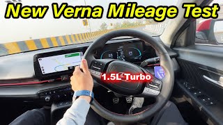 2023 Hyundai Verna Turbo 1.5L Mileage Test l 2800kms l Aayush ssm