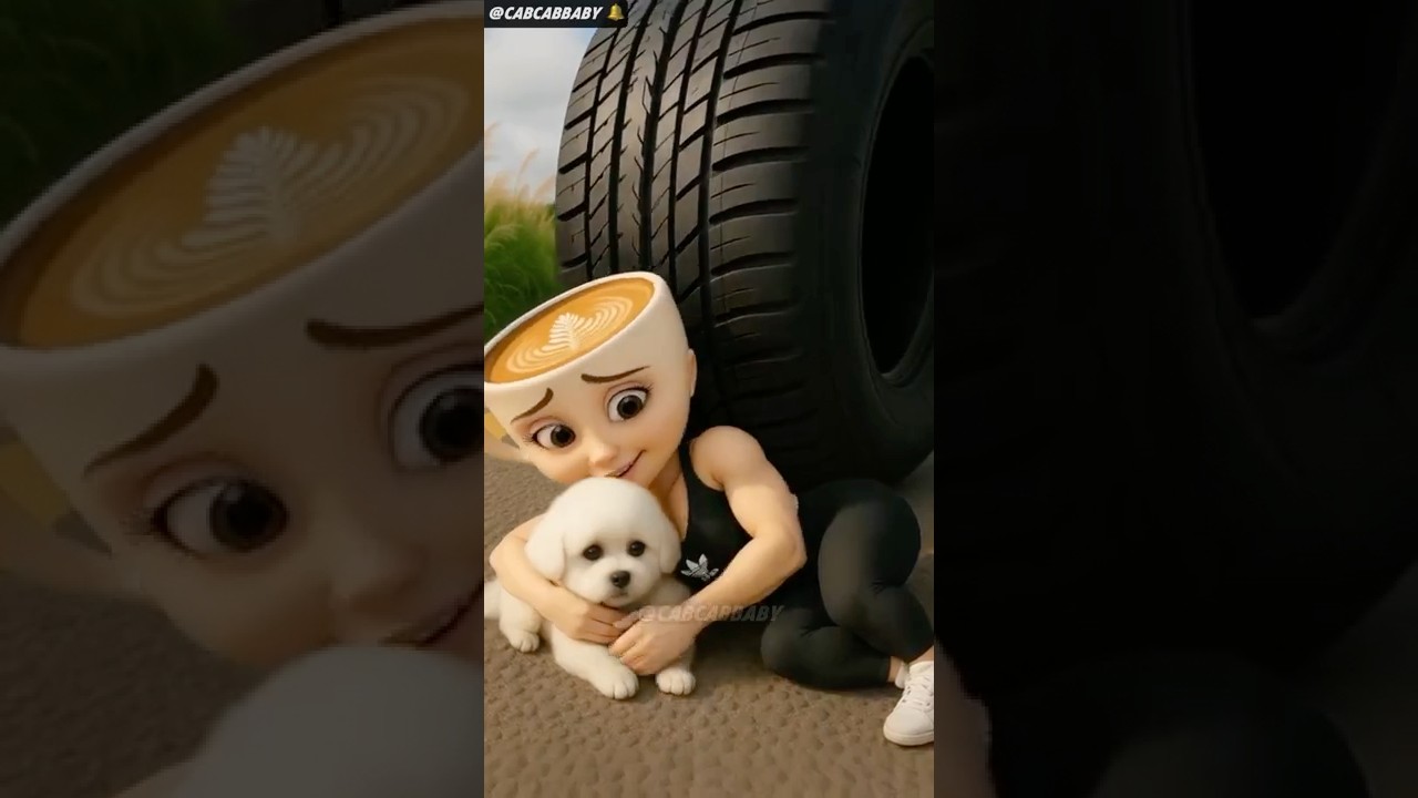 She JUMPED to save puppiesโฆ then discovered ๐ค #shorts