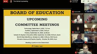 ISD #423 School Board Meeting August 10th, 2020