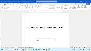 PELATIHAN HRD - CARA MEMBUAT SURAT PERJANJIAN KERJA WAKTU TERTENTU (PKWT)