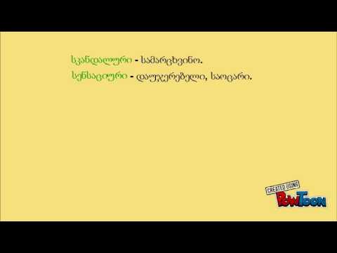 პარონიმები (მე-4 ნაწილი)/paronimebi (me-4 nawili)