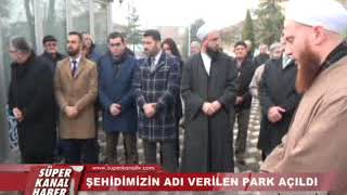 Şehi̇t Hüseyi̇n Gencer Parki Hi̇zmete Gi̇rdi̇