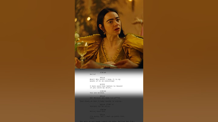 POOR THINGS | Script To Screen | Searchlight Pictures