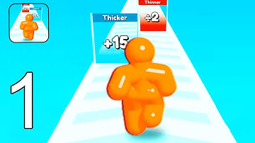 Tall Man Run - Updated!! - Max Level ( 1-3) Gameplay - Part 1 Walkthrough (Android, IOS)