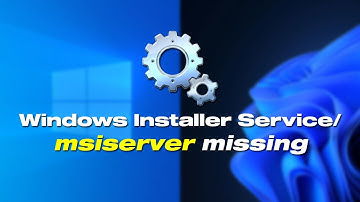 Fix Windows Installer Service Missing In Services Manager in Windows 11/ 10