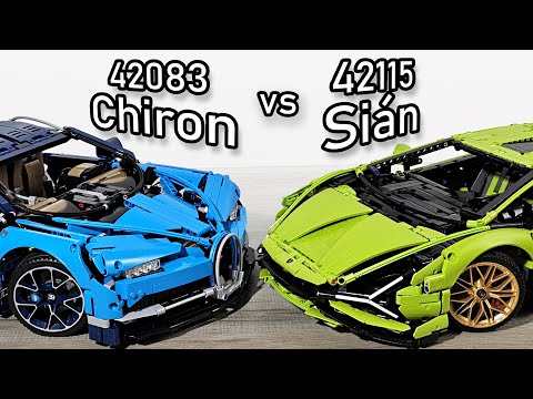 LEGO Bugatti Chiron vs LEGO Lamborghini Sian | LEGO 42115 vs 42083 | LEGO 42083 vs 42115