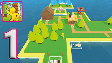 Craft Island Woody Forest Gameplay Part 1 - Trailer - Android