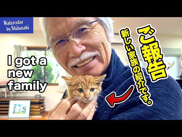 I have an announcement for you all. / I have a new family member