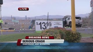 North Las Vegas police investigating serious crash