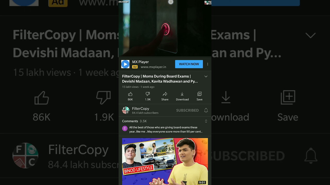 Turn on/off full screen mode with gestures in Youtube #shorts - YouTube