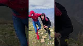 SpiderMan in Real Life Helps Poor Man!