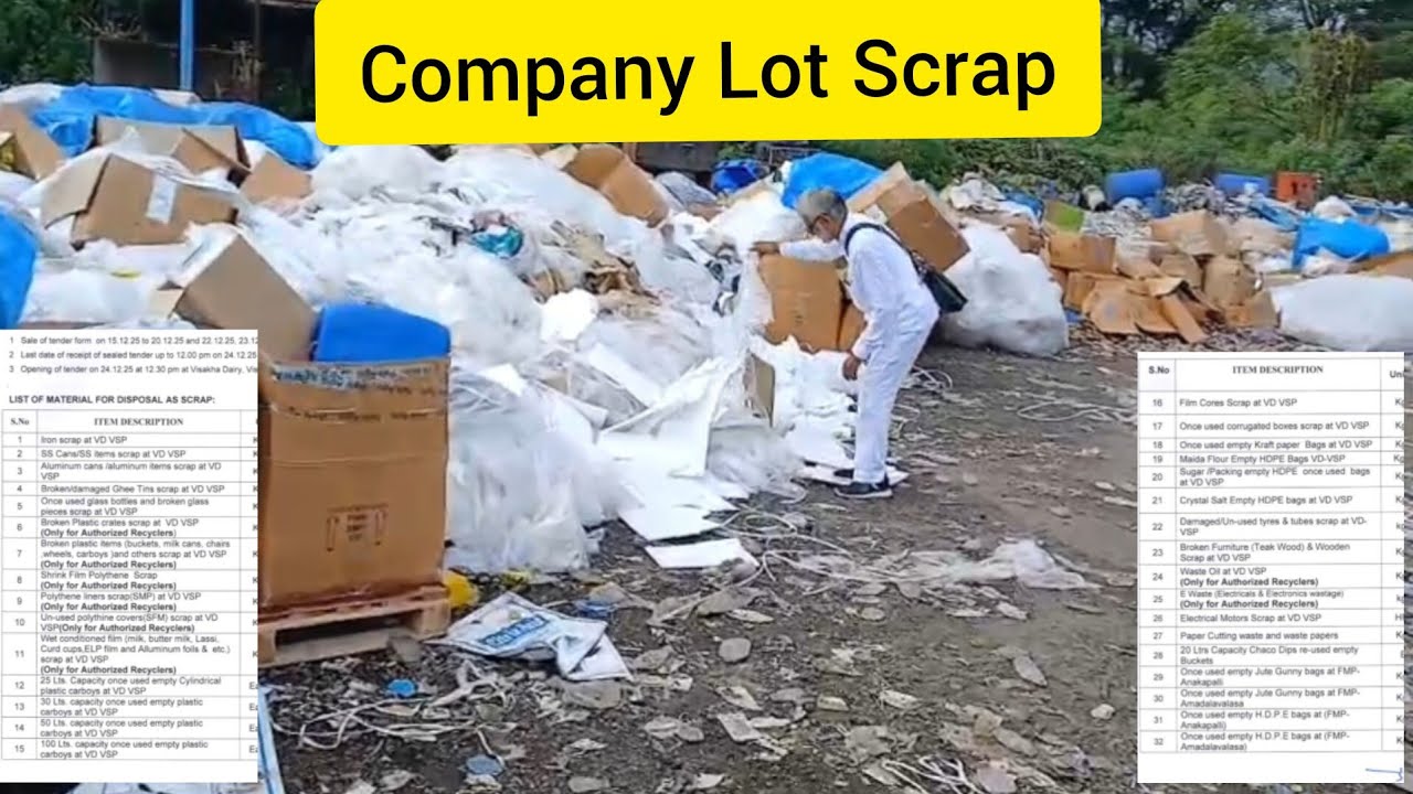 Plastic lot Scrap || Plastic Scrap Business 