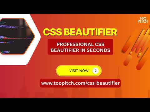 Beautify Your CSS Code Instantly with Our Online CSS Beautifier Tool for Clean and Organized Styles