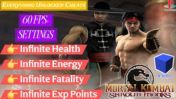 Mortal Kombat Shaolin Monks AetherSx2 Everything Unlocked Cheats Code + 60 FPS Settings 2025