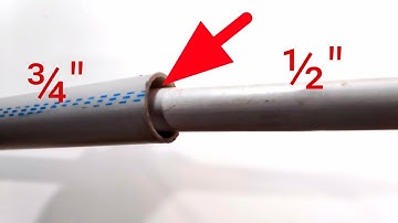not many know this trick!!! how to connect pipes of different sizes
