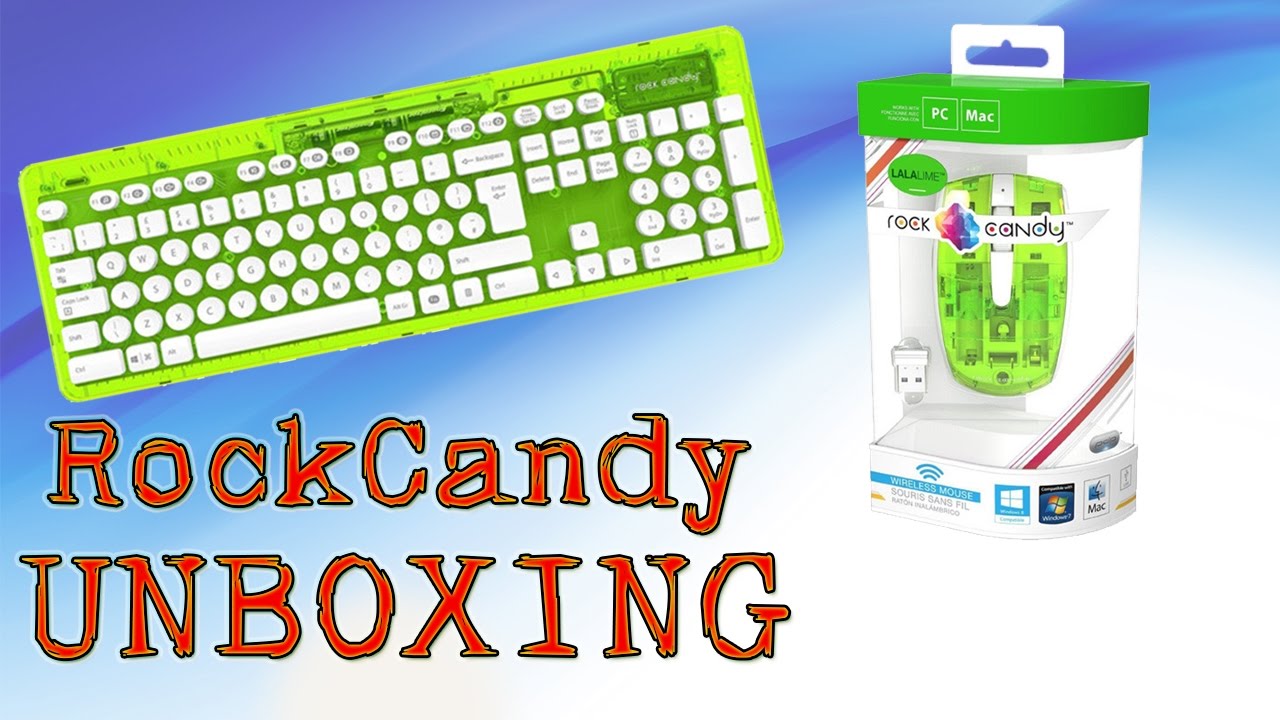 Rock Candy Lalalime Wireless Tast Mouse Unboxing Ro Youtube