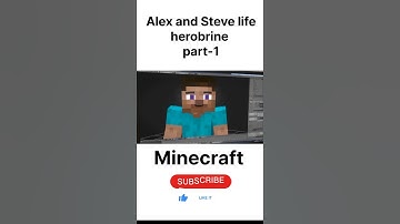 Alex and Steve life part-1 herobrine #shorts #short #minecraft #animation #story