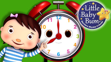 Telling Time Song | What Time Is It? | Nursery Rhymes | Original Song by LittleBabyBum!