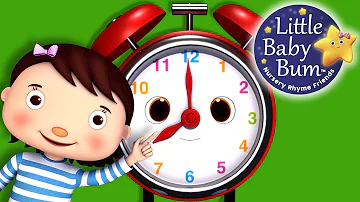 Telling Time Song: What Time Is It? | Nursery Rhymes for Babies by LittleBabyBum - ABCs and 123s