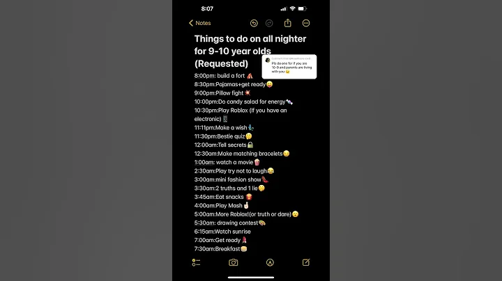 Things to do in an all nighter to 9-10 year olds #sleepover  #besties #shorts