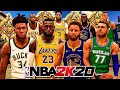 NBA 2K20 LEGEND LEBRON JAMES, STEPH CURRY, LUKA DONCIC and GIANNIS return ONE LAST TIME...