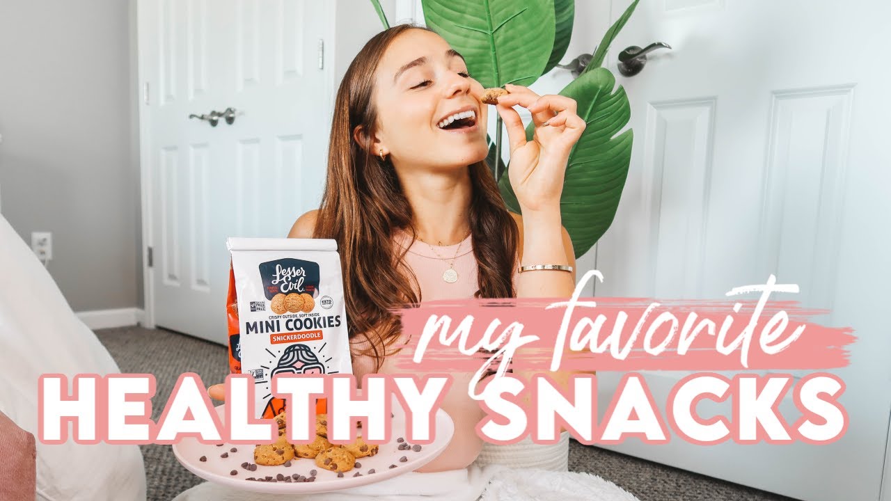 MY FAVORITE SNACKS! Healthy + Delicious! - YouTube