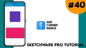 Sketchware Add To Corner Radius Very Easy | Sinhala 2021 | Sketchware Ui Design Tutorial.