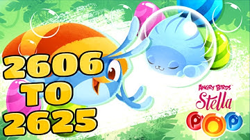 Angry Birds Stella Pop Levels {2606 To 2625} Non PowerUp Walkthrough For Android & iOS