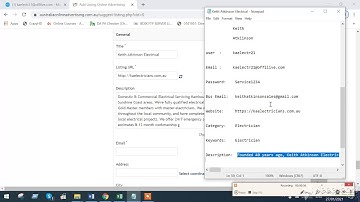 How to add business on http://australiaonlineadvertising.com.au/