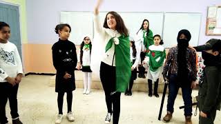 مسرحية يوم الشهيد لتلاميذ مدرسة بن جميل عبد الحميد